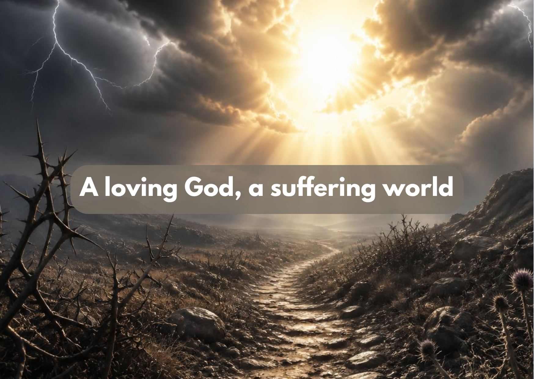 God’s problem with suffering